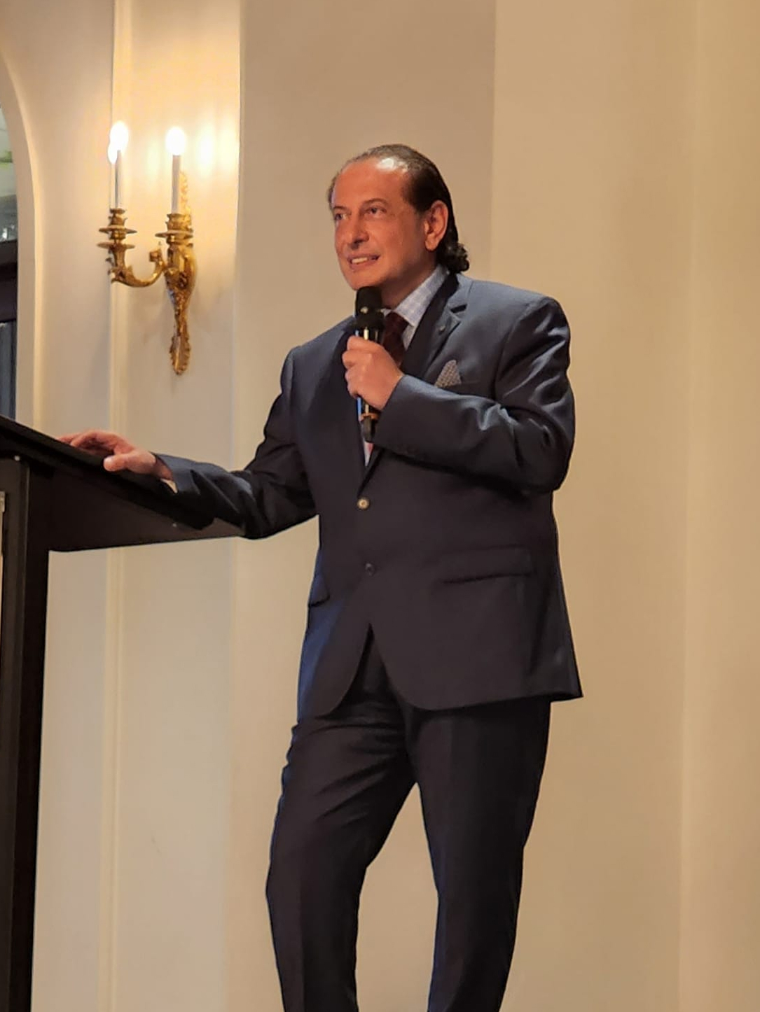 Photo of man speaking